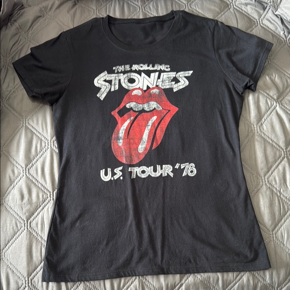 Rolling Stones Black Graphic T-Shirt